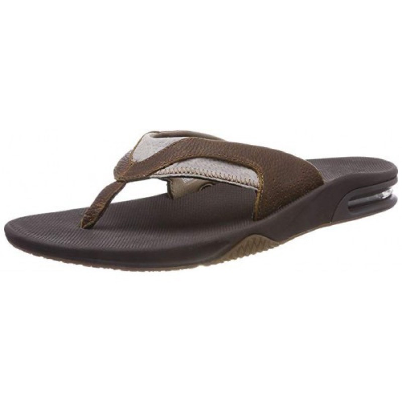 Men's Leather Fanning Sandal