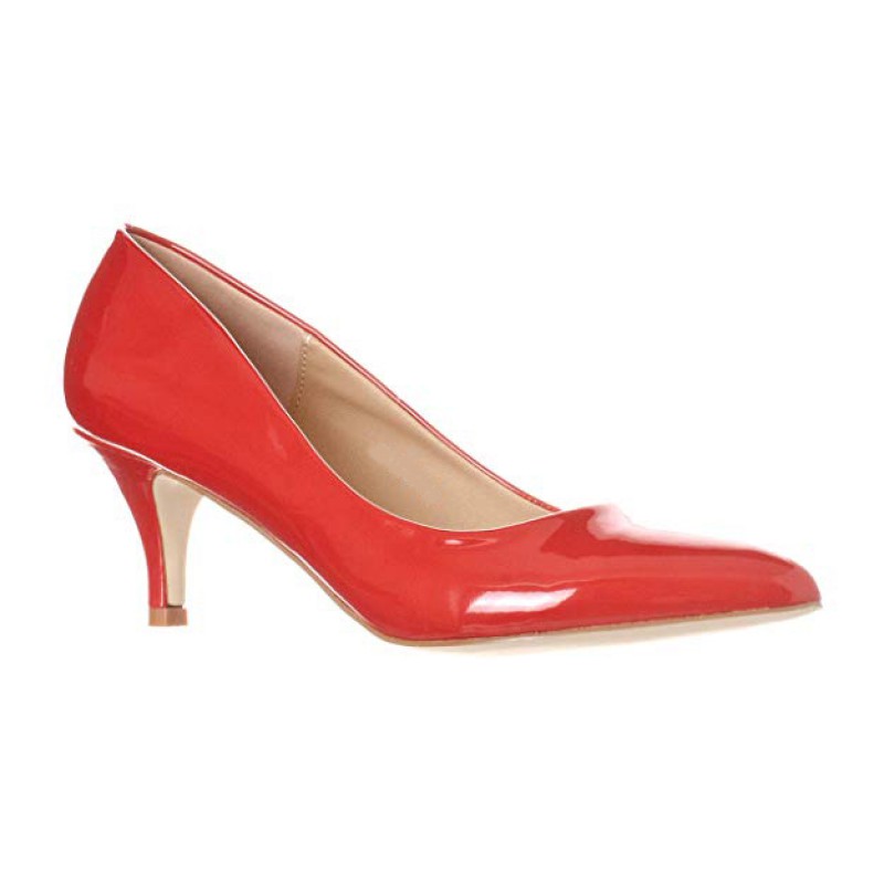 Women Pointed, Closed Toe Low, Kitten Heel Pumps